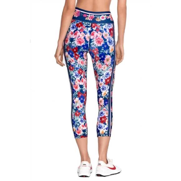 NEW JOHNNY WAS otti bee active capri legging in multi - Picture 2 of 2